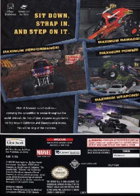 Monster Jam - Maximum Destruction box cover back